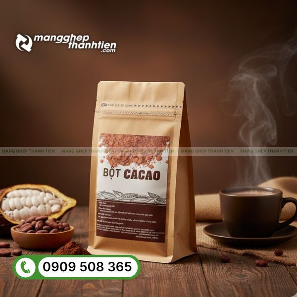 Bao b&igrave; đựng bột cacao an to&agrave;n thực phẩm