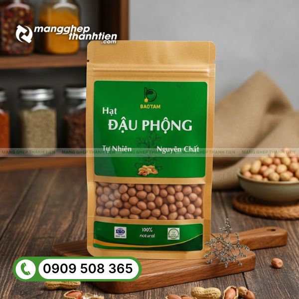 Bao b&igrave; đựng đậu phộng gi&aacute; sỉ sản xuất trực tiếp tại xưởng