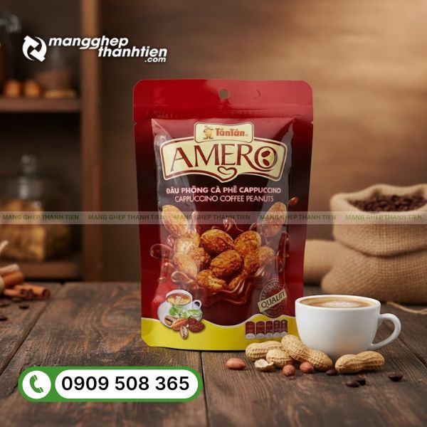 Cấu tạo bao b&igrave; đựng đậu phộng nhiều lớp chắc chắn