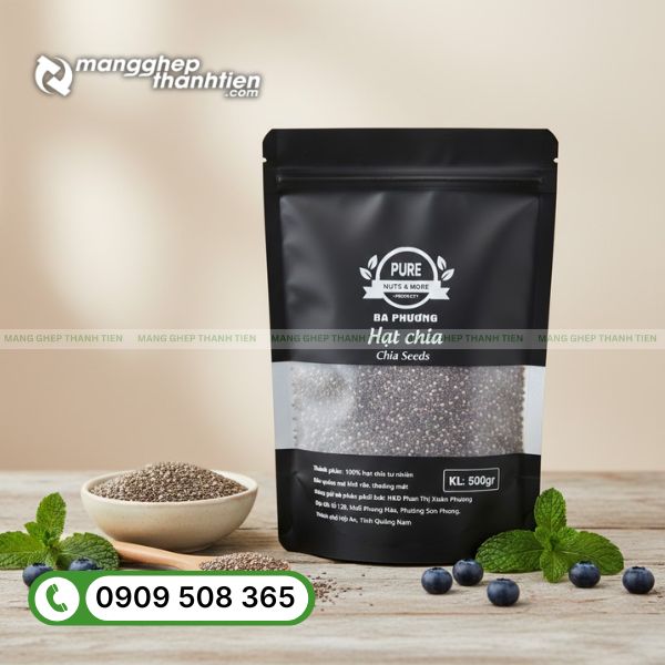 In bao b&igrave; đựng hạt chia theo y&ecirc;u cầu số lượng lớn