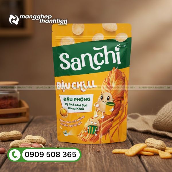 Thiết kế bao b&igrave; đậu phộng chuy&ecirc;n nghiệp, chuẩn in ấn