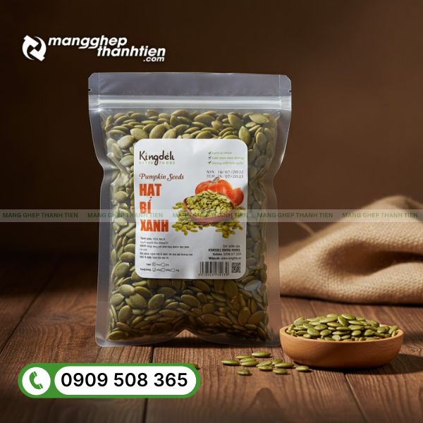 T&uacute;i zip đựng hạt b&iacute; tiện lợi, c&oacute; thể đ&oacute;ng mở nhiều lần