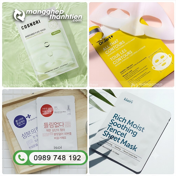 Bao b&igrave; mạt nạ được thiết kế ấn tượng sẽ gi&uacute;p sản phẩm nổi bật tr&ecirc;n kệ h&agrave;ng