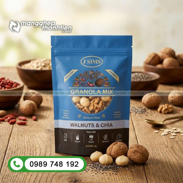 Mẫu bao b&igrave; hạt dinh dưỡng đẹp hiện đại