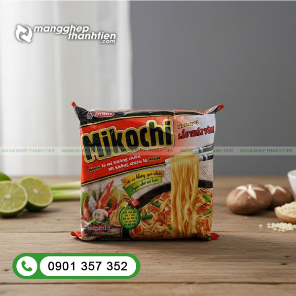 Bao b&igrave; m&igrave; ăn liền in ấn sắc n&eacute;t, m&agrave;u sắc đồng đều