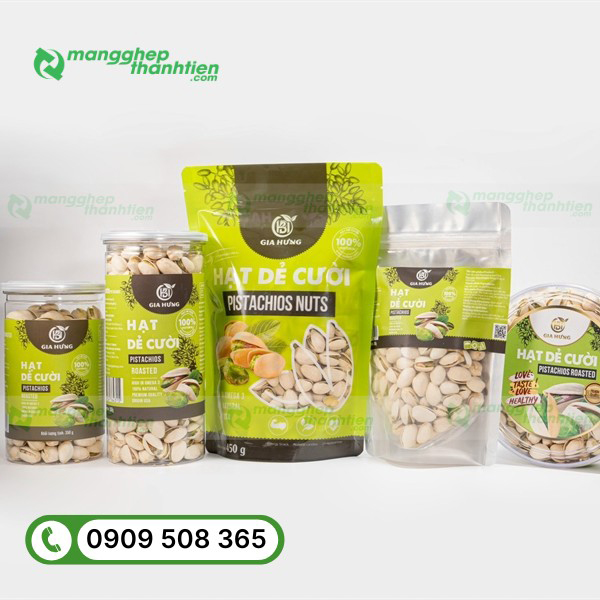Bao b&igrave; đựng hạt dẻ chất lượng