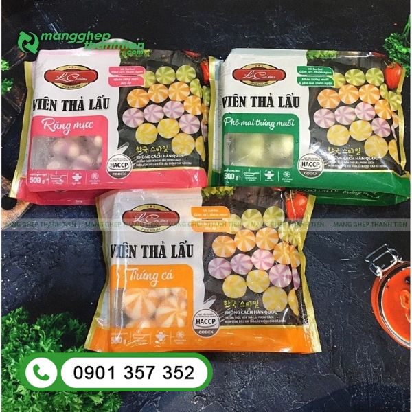 Bao b&igrave; thực phẩm đ&ocirc;ng lạnh an to&agrave;n