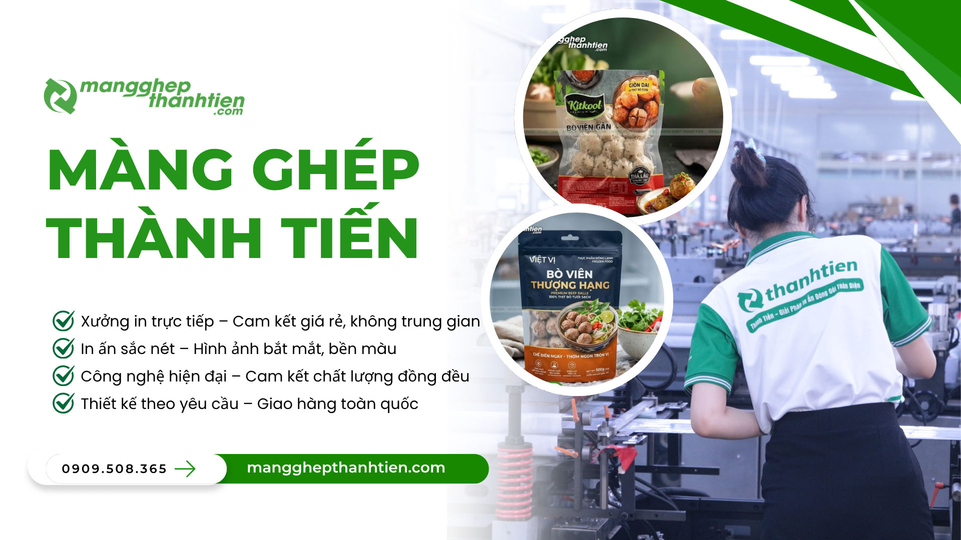 Cơ sở sản xuất bao b&igrave; đựng b&ograve; vi&ecirc;n chất lượng cao tại TP.HCM