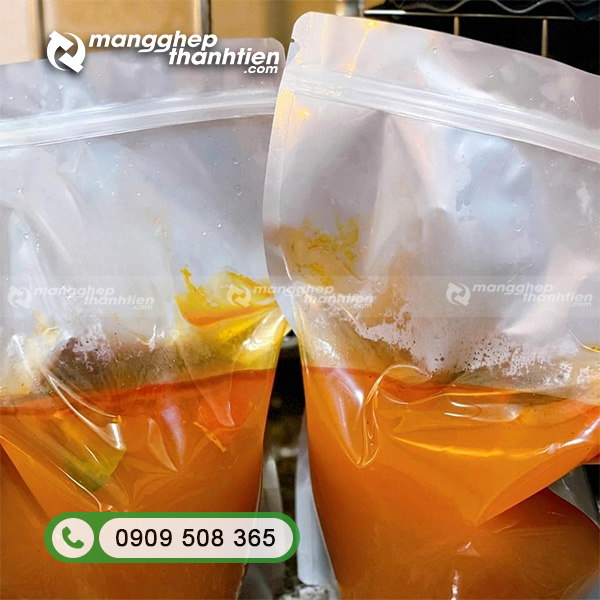 T&uacute;i zip đựng nước chấm k&iacute;ch thước nhỏ