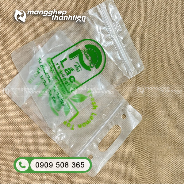 Sản xuất túi zip trà chanh đa dạng kích thước theo yêu cầu khách hàng