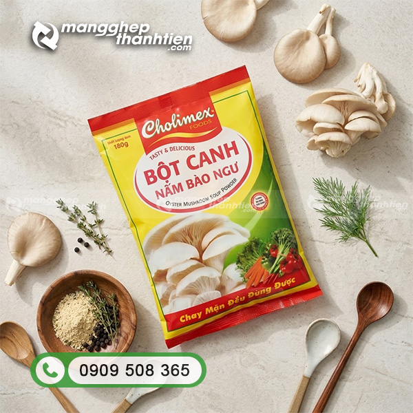 Bao b&igrave; bột canh d&aacute;ng t&uacute;i h&agrave;n lưng