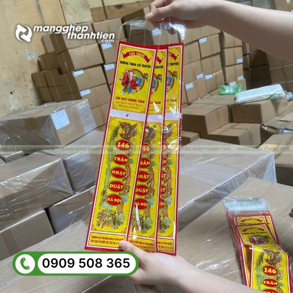 Bao b&igrave; đựng nhang in ấn sắc n&eacute;t, thiết kế đẹp mắt