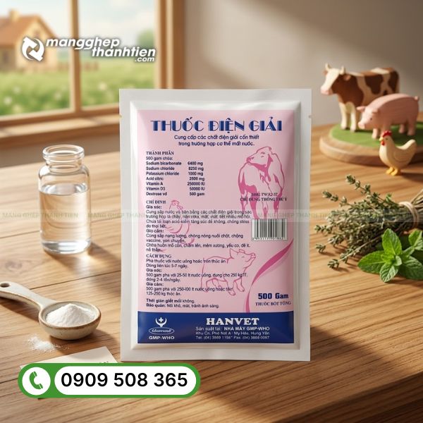 Bao b&igrave; đựng thuốc th&uacute; y dạng t&uacute;i gh&eacute;p m&agrave;ng