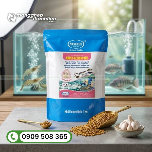 Bao b&igrave; m&agrave;ng gh&eacute;p đựng thức ăn thủy sản chống ẩm