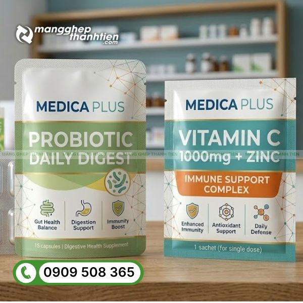 Bao b&igrave; ng&agrave;nh dược phẩm d&ugrave;ng để đ&oacute;ng g&oacute;i c&aacute;c sản phẩm thuốc v&agrave; thực phẩm chức năng