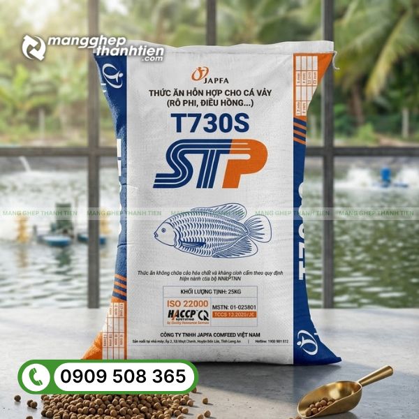 Bao b&igrave; thức ăn thủy sản in theo y&ecirc;u cầu