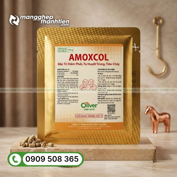 In bao b&igrave; thuốc th&uacute; y c&ocirc;ng nghệ in ống đồng