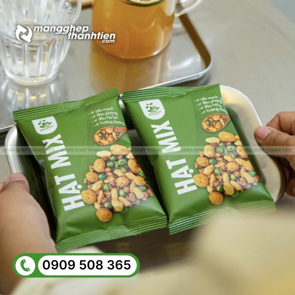 Bao b&igrave; đựng hạt dinh dưỡng tiện lợi đẹp mắt