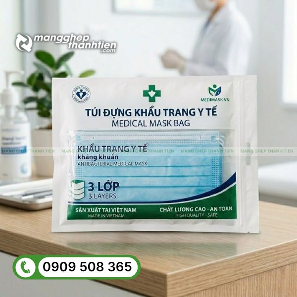 Bao b&igrave; khẩu trang y tế in ấn đẹp, đạt ti&ecirc;u chuẩn đ&oacute;ng g&oacute;i