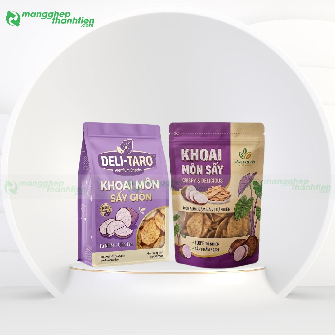 Bao Bì Khoai Môn Sấy