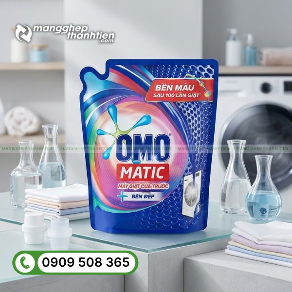 Bao b&igrave; m&agrave;ng gh&eacute;p đựng nước xả vải chống r&ograve; rỉ, bền đẹp