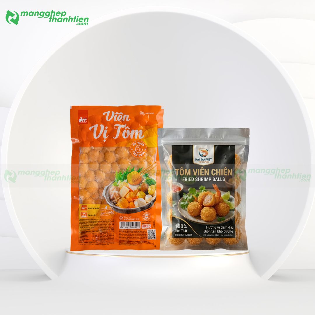 Bao Bì Tôm Viên Chiên