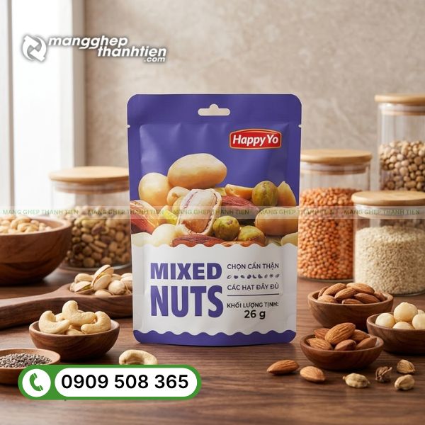 Chất liệu bao b&igrave; hạt dinh dưỡng m&agrave;ng gh&eacute;p an to&agrave;n thực phẩm