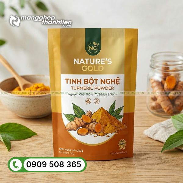 In bao bì tinh bột nghệ công nghệ cao màu sắc sắc nét