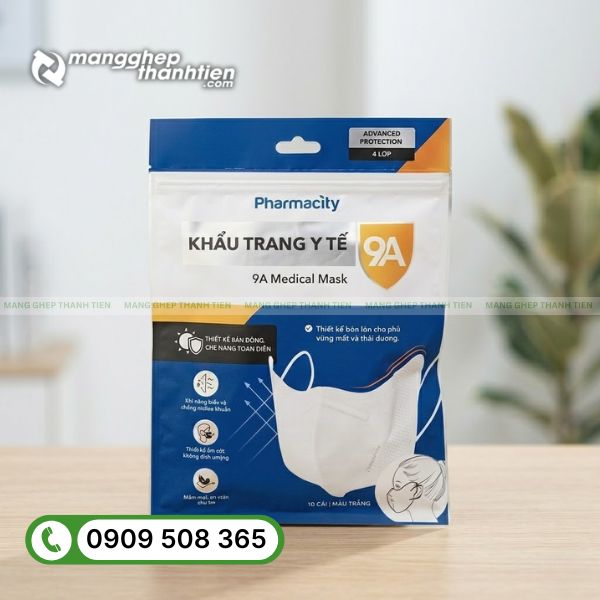 Mẫu bao b&igrave; khẩu trang y tế đẹp, đa dạng kiểu d&aacute;ng