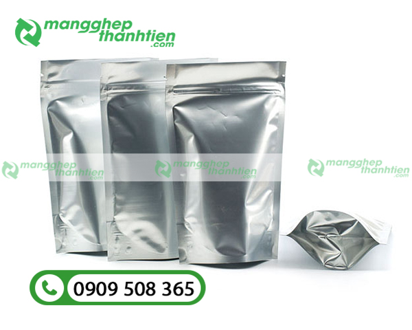 Túi zip bạc đa dạng kích thước