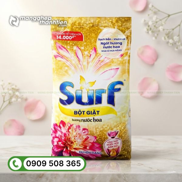 Bao b&igrave; bột giặt gi&aacute; rẻ in đẹp tại xưởng