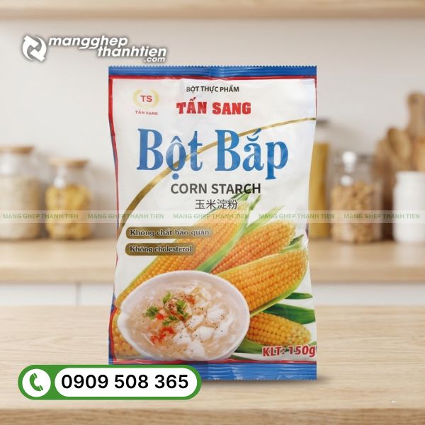 Bao bì đóng gói bột bắp chuyên nghiệp, đa dạng kích thước