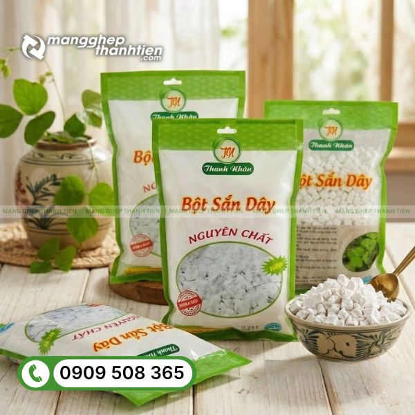 Bao b&igrave; đ&oacute;ng g&oacute;i bột sắn d&acirc;y chống ẩm, bảo quản tốt