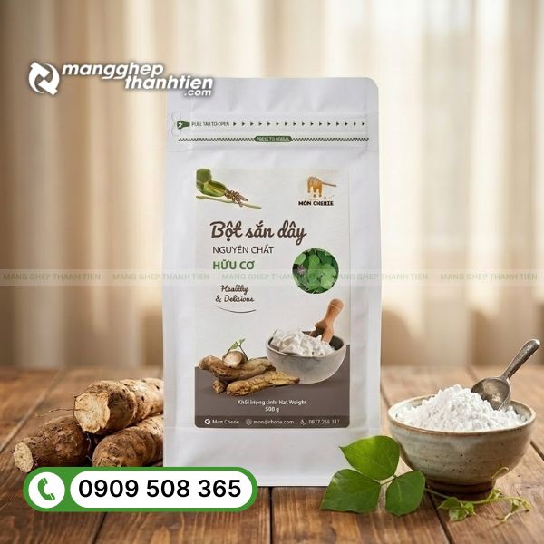 Bao b&igrave; m&agrave;ng gh&eacute;p đựng bột sắn d&acirc;y nhiều lớp chống ẩm