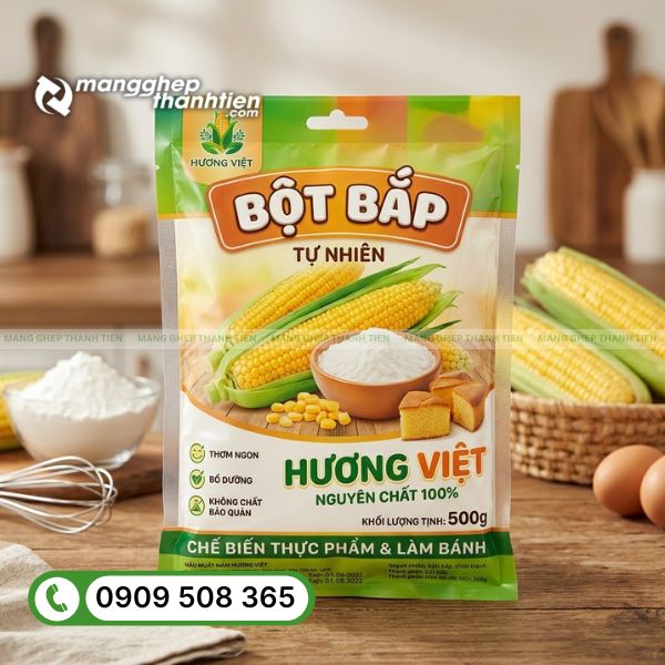 Bao bì tinh bột bắp an toàn thực phẩm, chống vón cục