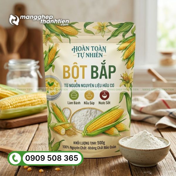 In bao bì bột bắp theo yêu cầu chất lượng cao tại Màng Ghép Thành Tiến