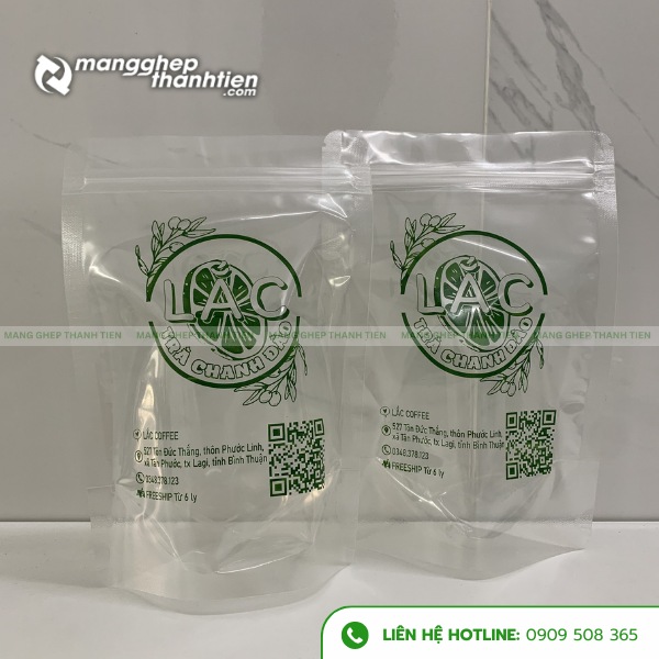 Mẫu t&uacute;i zipper trong suốt đẹp v&agrave; hiện đại