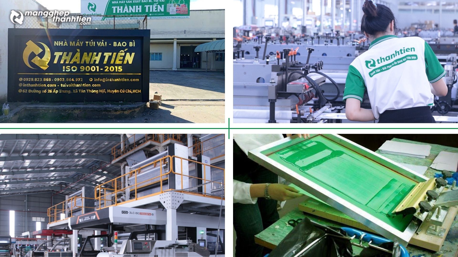 Xưởng in bao bì đựng vải sấy khô theo yêu cầu tại TPHCM