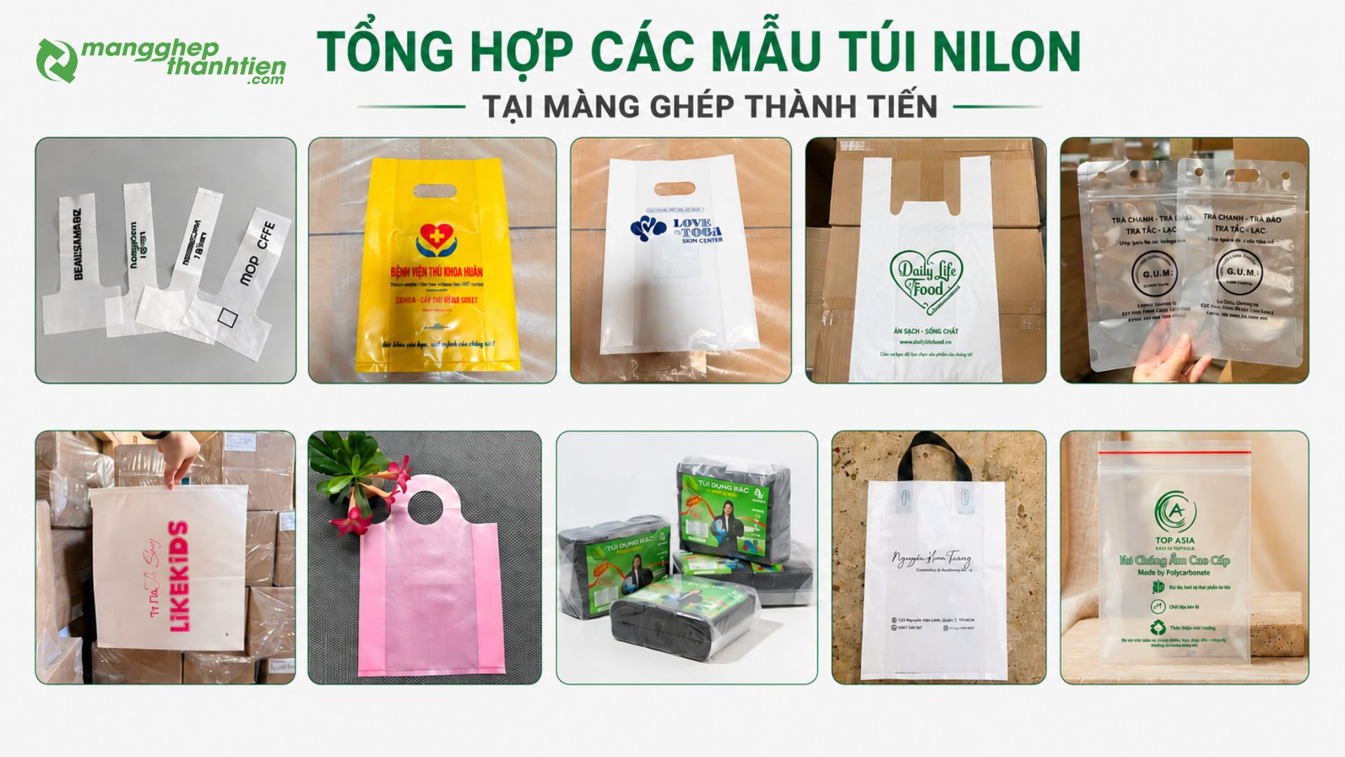 Đặt in túi bóng giá rẻ ở TPHCM với nhiều mẫu mã đa dạng