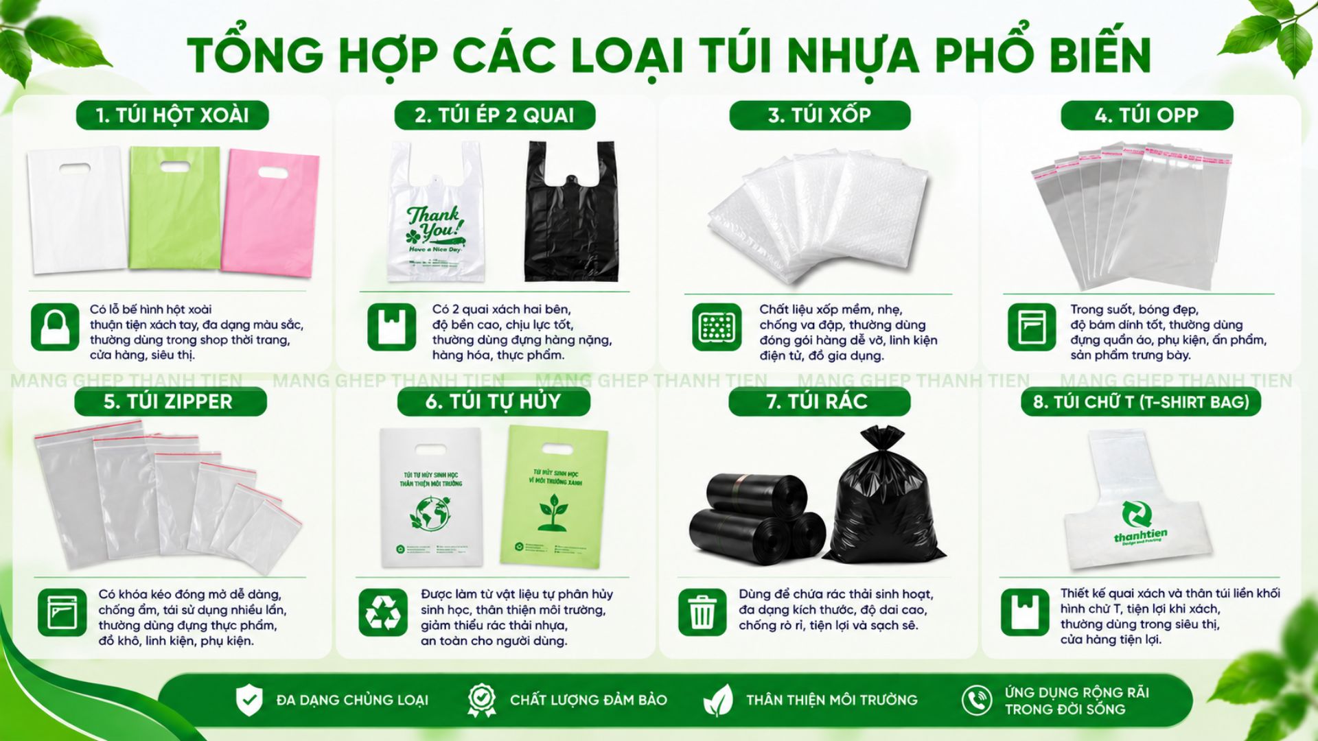 In túi nhựa theo yêu cầu tại xưởng sản xuất Màng Ghép Thành Tiến