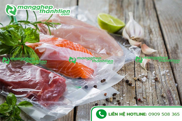 Túi PA PE hút chân không bảo quản thực phẩm tươi sống