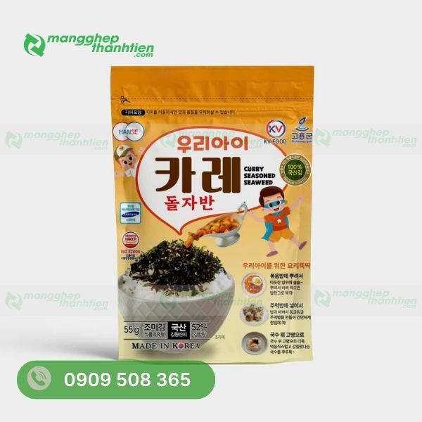 Bao bì màng ghép đựng rong biển sấy