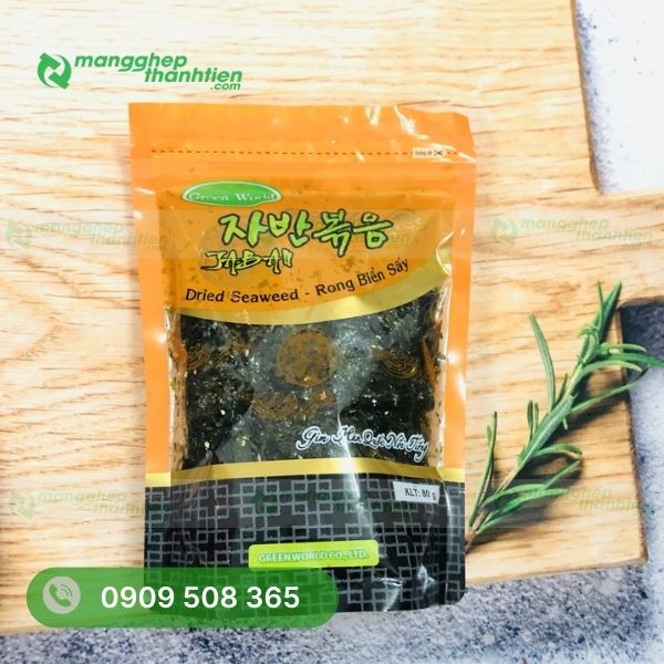 Mẫu bao bì rong biển sấy cao cấp