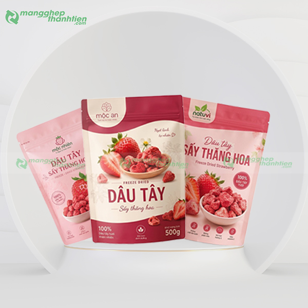 Bao Bì Dâu Tây Sấy Thăng Hoa
