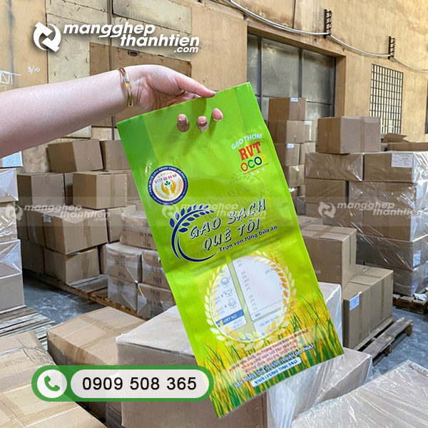 Bao b&igrave; v&agrave; t&uacute;i đựng gạo gi&uacute;p n&acirc;ng cao nhận diện thương hiệu