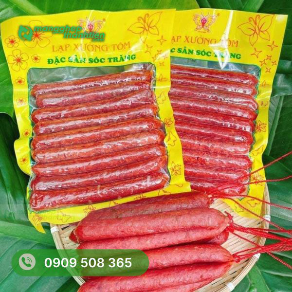 sangBao b&igrave; đựng lạp xưởng m&agrave;u sắc tươi s&aacute;ng