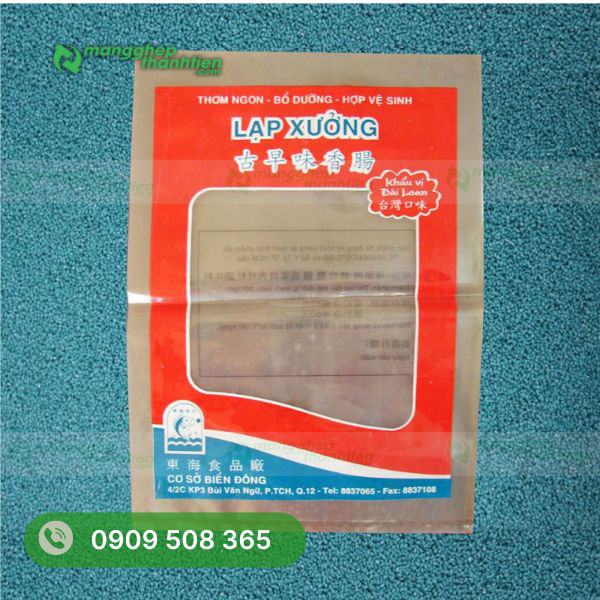 Bao b&igrave; đ&oacute;ng g&oacute;i lạp xưởng