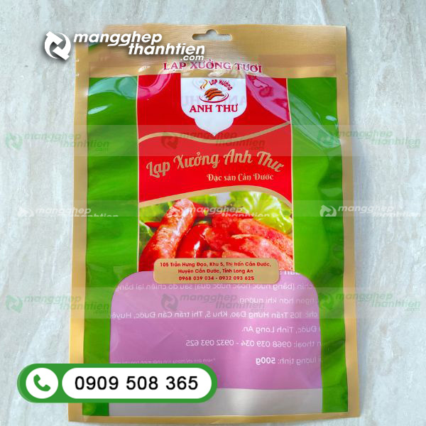 Bao b&igrave; m&agrave;ng gh&eacute;p lạp xưởng