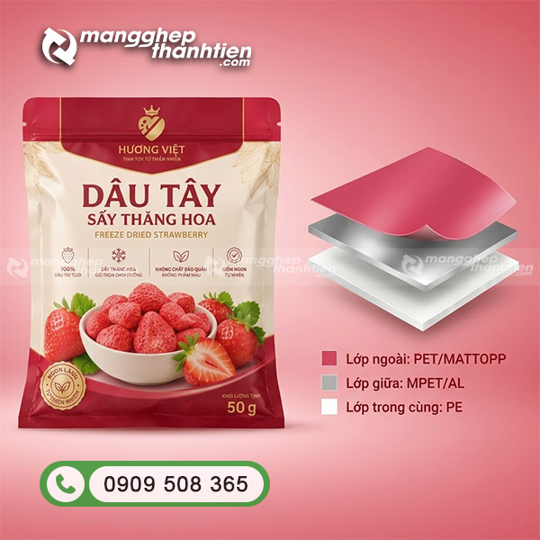 Chất liệu sản xuất t&uacute;i đựng d&acirc;u t&acirc;y sấy