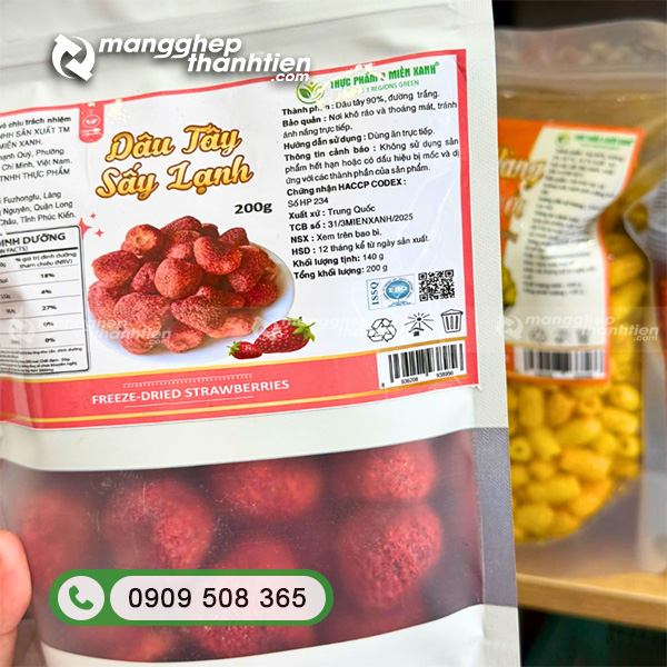 Doanh nghiệp c&oacute; thể đặt bao b&igrave; d&acirc;u t&acirc;y sấy theo thiết kế ri&ecirc;ng
